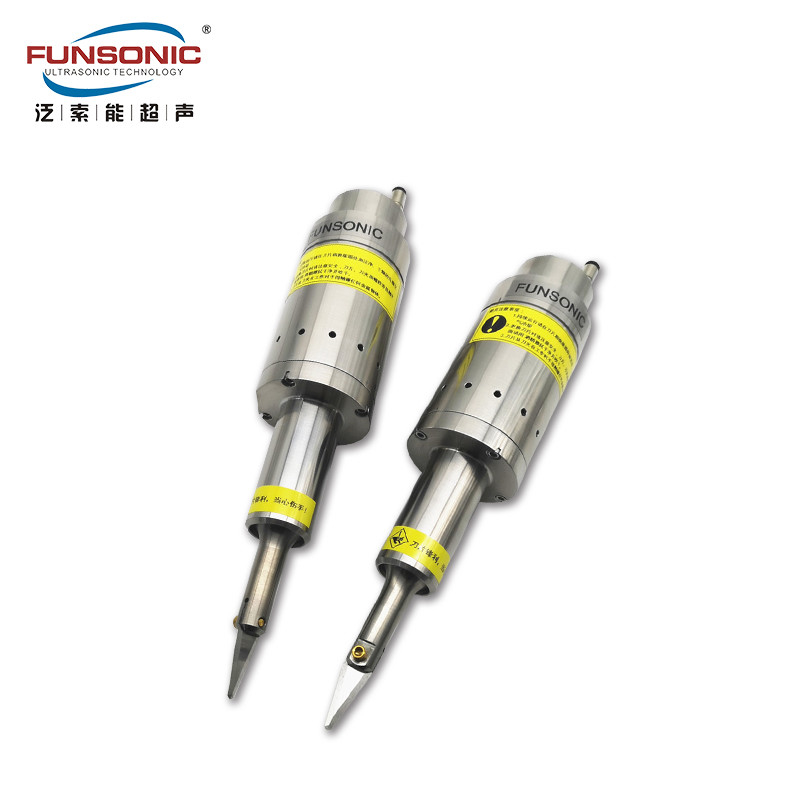 30Khz Ultrasonic Thermoplastic Resin Sheet Cutting Device Machinery Fitting With Replacement Blade