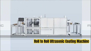 Rolle-zu-Rolle-Ultraschallbeschichtungsmaschine, Präzisionssprühen